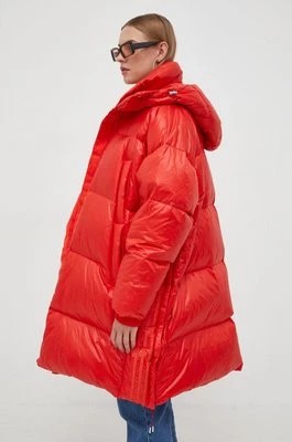 Zdjęcie produktu adidas Originals kurtka puchowa damska kolor czerwony zimowa oversize IR7118