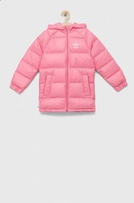 Zdjęcie produktu adidas Originals kurtka puchowa dziecięca kolor różowy