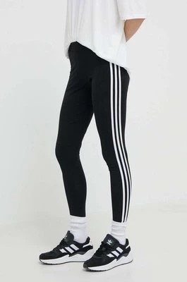 Zdjęcie produktu adidas Originals legginsy 3 Stripes Tigh damskie kolor czarny z aplikacją IB7383
