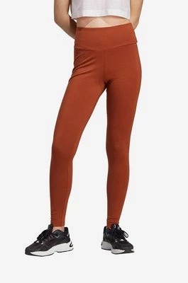 Zdjęcie produktu adidas Originals legginsy damskie kolor brązowy gładkie IL9623-BRAZOWY