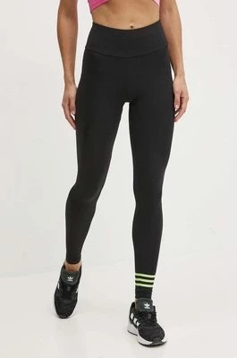 Zdjęcie produktu adidas Originals legginsy damskie kolor czarny z nadrukiem IU2503