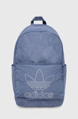 Zdjęcie produktu adidas Originals plecak kolor niebieski duży z nadrukiem IS4564