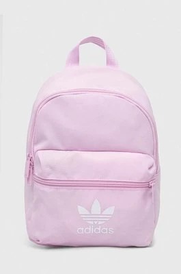 Zdjęcie produktu adidas Originals plecak kolor różowy mały z nadrukiem
