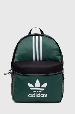 Zdjęcie produktu adidas Originals plecak kolor zielony duży z nadrukiem IS4560