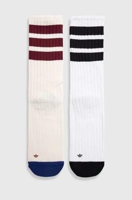 Zdjęcie produktu adidas Originals skarpetki 2-pack kolor biały IB9170