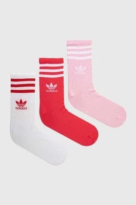 Zdjęcie produktu adidas Originals skarpetki 3-pack kolor różowy IU2660