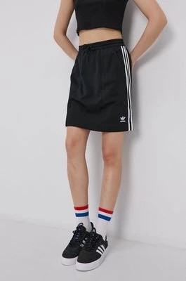 Zdjęcie produktu adidas Originals Spódnica H37774 kolor czarny mini prosta H37774-BLACK