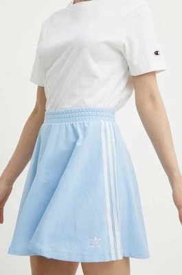 Zdjęcie produktu adidas Originals spódnica kolor niebieski mini rozkloszowana IT9843
