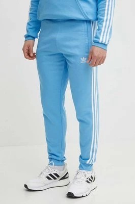 Zdjęcie produktu adidas Originals spodnie dresowe kolor niebieski gładkie IM9451