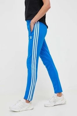 Zdjęcie produktu adidas Originals spodnie dresowe kolor niebieski z aplikacją IL8817