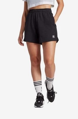 Zdjęcie produktu adidas Originals szorty damskie kolor czarny gładkie high waist IC1506-CZARNY