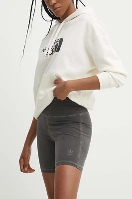 Zdjęcie produktu adidas Originals szorty damskie kolor czarny gładkie high waist IU2710