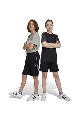 Zdjęcie produktu adidas Originals szorty dziecięce kolor czarny gładkie regulowana talia
