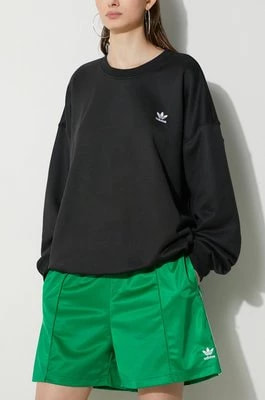 Zdjęcie produktu adidas Originals szorty Firebird Shorts damskie kolor zielony z aplikacją medium waist IN6283