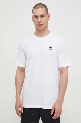 Zdjęcie produktu adidas Originals t-shirt bawełniany Essential Tee męski kolor biały z nadrukiem IR9691