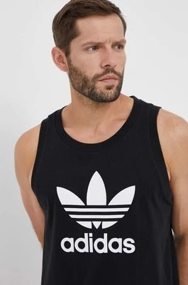 Zdjęcie produktu adidas Originals t-shirt bawełniany kolor czarny IA4811-BLACK