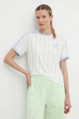 Zdjęcie produktu adidas Originals t-shirt damski kolor beżowy IR7469