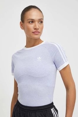 Zdjęcie produktu adidas Originals t-shirt damski kolor fioletowy IR8108