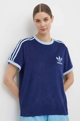 Zdjęcie produktu adidas Originals t-shirt damski kolor granatowy IR7465