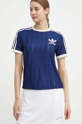 Zdjęcie produktu adidas Originals t-shirt damski kolor niebieski IR7466