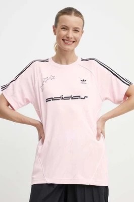 Zdjęcie produktu adidas Originals t-shirt damski kolor różowy IT9680