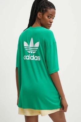 Zdjęcie produktu adidas Originals t-shirt damski kolor zielony IR8063