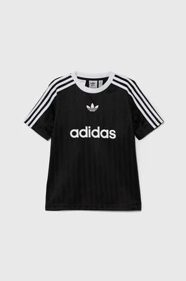 Zdjęcie produktu adidas Originals t-shirt dziecięcy kolor czarny z nadrukiem