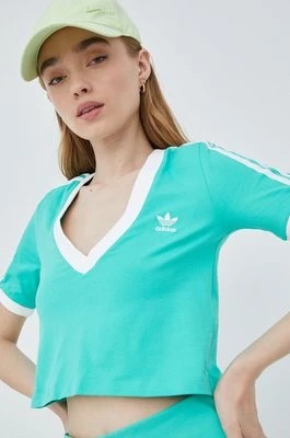 Zdjęcie produktu adidas Originals t-shirt HG6596 damski kolor zielony HG6596-HIREGR