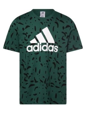 Zdjęcie produktu adidas Originals T-shirt męski Mężczyźni Bawełna zielony nadruk,