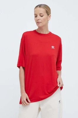 Zdjęcie produktu adidas Originals t-shirt Trefoil Tee damski kolor czerwony IR8069