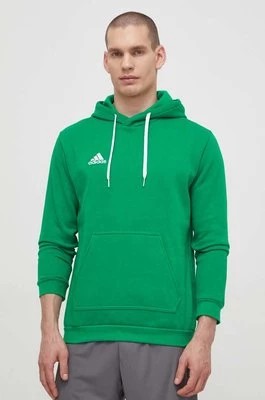 Zdjęcie produktu adidas Performance bluza męska kolor zielony z kapturem gładka HI2141