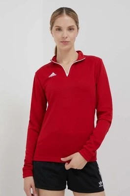 Zdjęcie produktu adidas Performance bluza treningowa Entrada 22 kolor czerwony gładka H57551