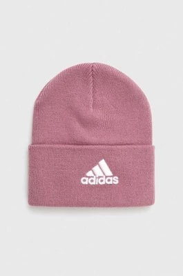 Zdjęcie produktu adidas Performance czapka kolor różowy z grubej dzianiny