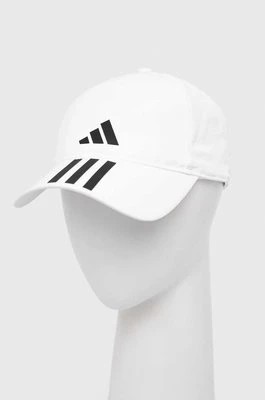 Zdjęcie produktu adidas Performance czapka z daszkiem kolor biały z nadrukiem HT2043