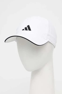 Zdjęcie produktu adidas Performance czapka z daszkiem kolor biały z nadrukiem HT2031