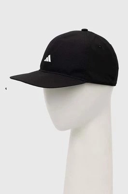 Zdjęcie produktu adidas Performance czapka z daszkiem kolor czarny gładka