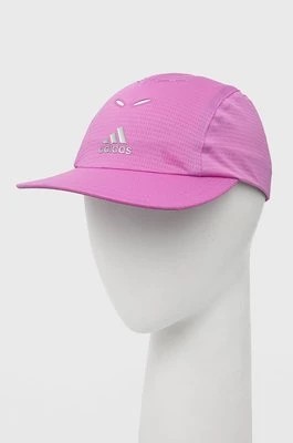 Zdjęcie produktu adidas Performance czapka z daszkiem kolor różowy z nadrukiem