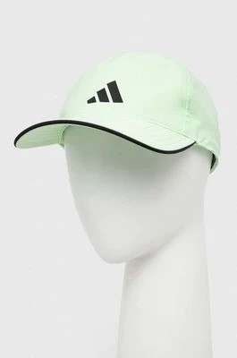 Zdjęcie produktu adidas Performance czapka z daszkiem kolor zielony z nadrukiem IP2766