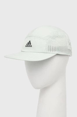 Zdjęcie produktu adidas Performance czapka z daszkiem Run For The Ocean kolor zielony gładka