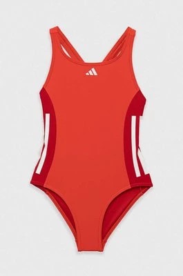 Zdjęcie produktu adidas Performance jednoczęściowy strój kąpielowy dziecięcy kolor czerwony