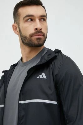 Zdjęcie produktu adidas Performance kurtka do biegania Own the Run kolor czarny przejściowa