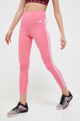 Zdjęcie produktu adidas Performance legginsy treningowe Train Essentials kolor różowy z aplikacją