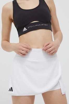 Zdjęcie produktu adidas Performance spódnica sportowa Club kolor biały mini prosta HS1455