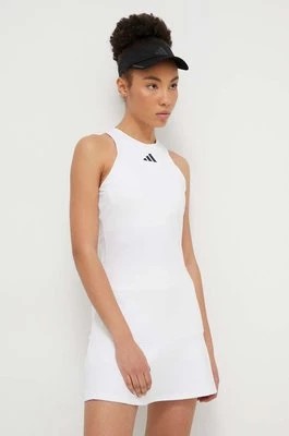 Zdjęcie produktu adidas Performance sukienka sportowa kolor biały mini prosta IS7233
