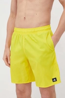 Zdjęcie produktu adidas Performance szorty kąpielowe Solid CLX kolor żółty IR6218