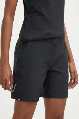 Zdjęcie produktu adidas Performance szorty rowerowe kolor czarny gładkie medium waist IN4558