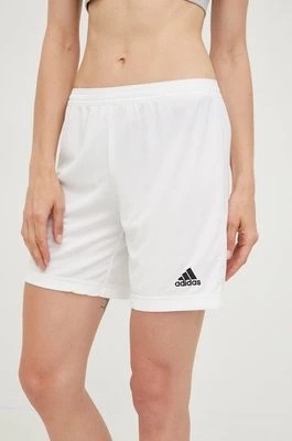 Zdjęcie produktu adidas Performance szorty treningowe Entrada 22 damskie kolor biały gładkie high waist