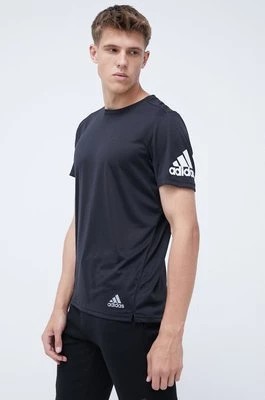 Zdjęcie produktu adidas Performance t-shirt do biegania Run It HB7470 kolor czarny z nadrukiem