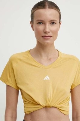 Zdjęcie produktu adidas Performance t-shirt treningowy Training Essentials kolor żółty IS3966