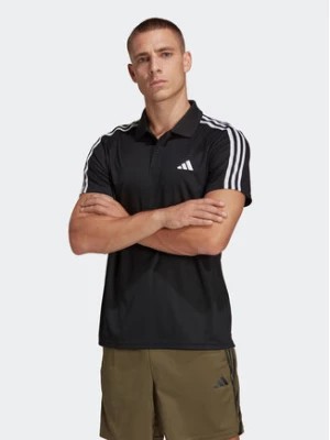 Zdjęcie produktu adidas Polo Train Essentials Piqué 3-Stripes Training Polo Shirt IB8107 Czarny Regular Fit